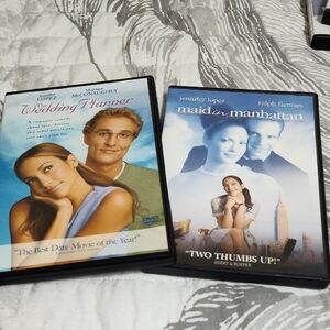 DVDs - The Wedding Planner & Maid in Manhattan
